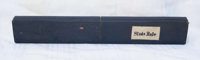 Vintage Full-Size Reversible Wooden Slide Rule