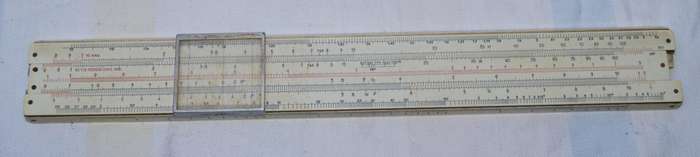 Vintage A.W. Faber-Castell 398 Electrical Engineer Slide Rule in Original Case