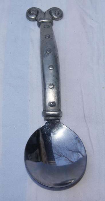 Carrol Boyes Pewter-Handled Stainless Steel Serving Spoon