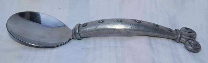 Carrol Boyes Pewter-Handled Stainless Steel Serving Spoon