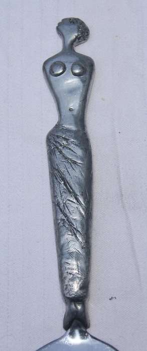 Carrol Boyes Pewter Cake Lifter  Female Form