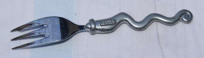 Carrol Boyes Cake Fork with Sculpted Handle