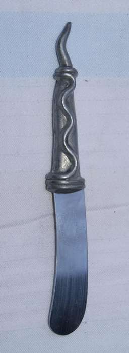 Carrol Boyes Stainless Steel Butter Knife  Sculptural Design