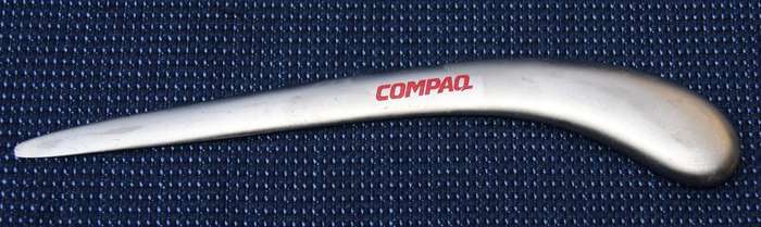 Vintage Compaq Branded Metal Letter Opener