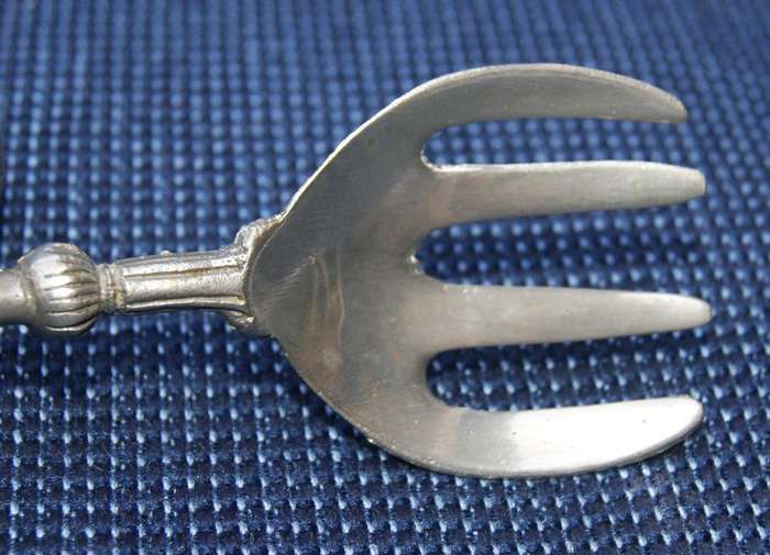 Functional Art Salad Serving Set  Ornate Handles