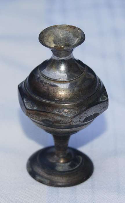 Vintage Indian "Silver" Perfume Bottle