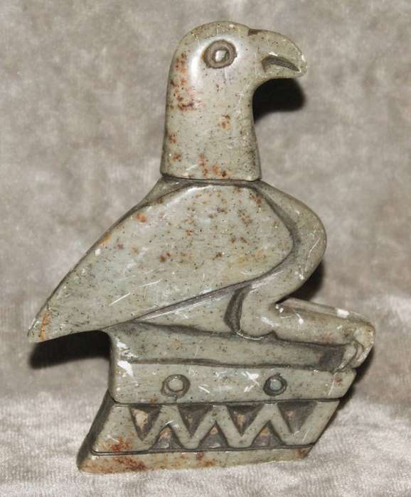 Carved "Great Zimbabwe" Eagle Figurine