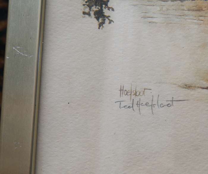 Ted Hoefsloot (1930 - 2013) "The Mermaid Inn" - Rye East Sussex Signed Print
