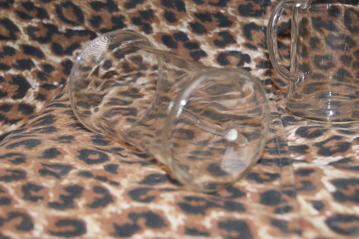 Mocha/ Hot Chocolate Glass Mugs (5 available, bid per glass)