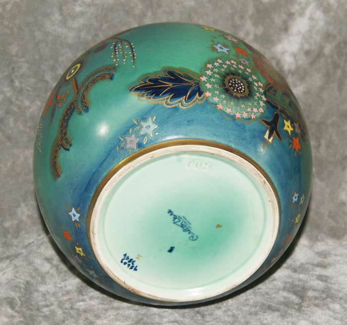 Rare Magnificent Carlton Ware 3894 "Persian Garden" Bulbous Vase Shape no 442