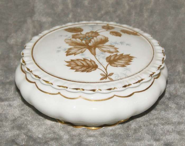 Coalport bone china trinket box