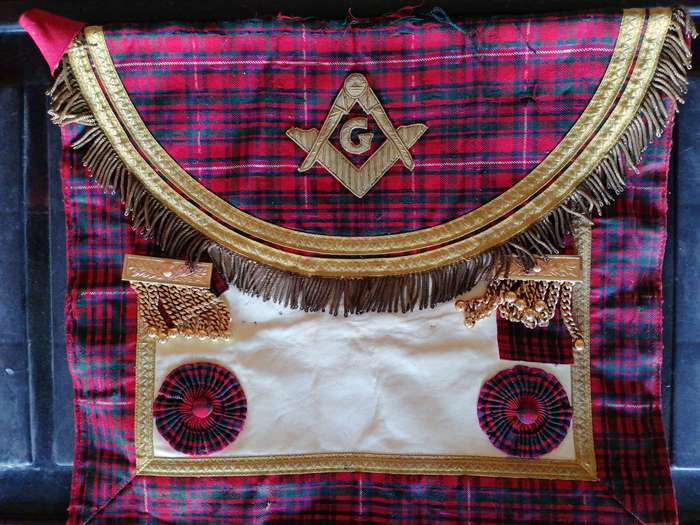 Masonic Craft master apron