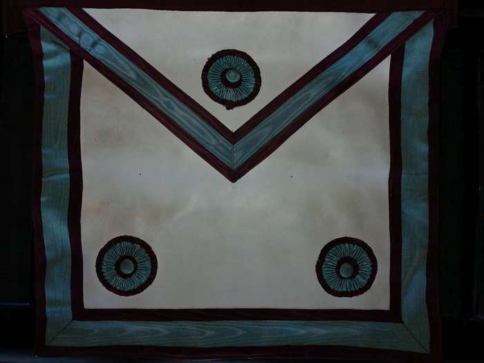 Masonic mark master apron