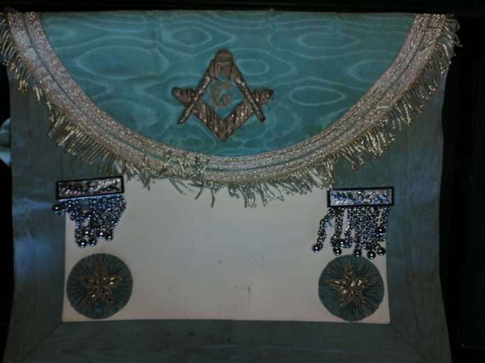 Masonic Fellow Craft apron