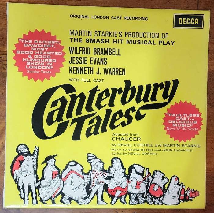 Canterbury Tales: Vinyl L Original London Cast Recording:  Stereo - Very-Good+ Quality (VG+)