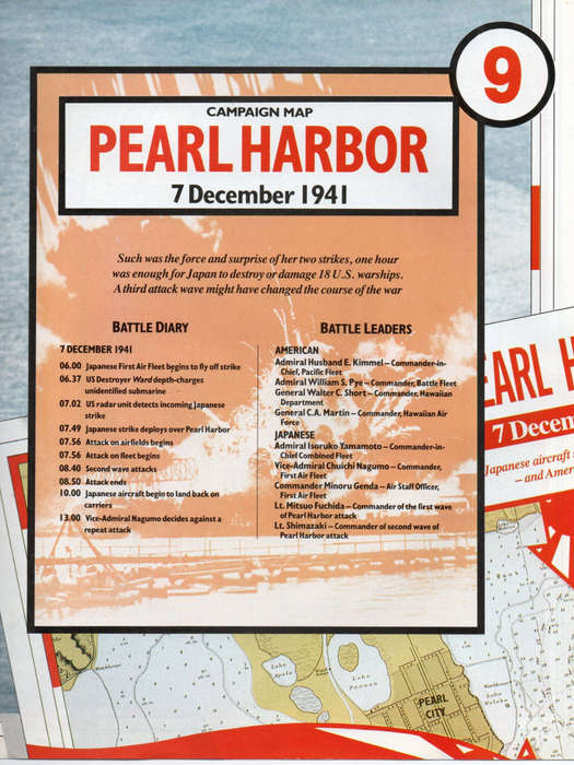 Images of War magazine: No #09 -  1939-1945 with Campaign Map Pearl Harbour