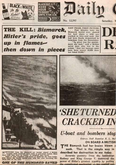 Images of War magazine: No #06 -  1939 - 1945 Complete with Campaign Map - Newspaper dated 31 May 19