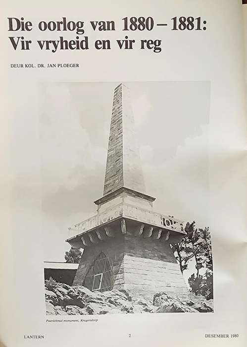 Lantern Dec 1980 - Die Eerste Vryheidsoorlog