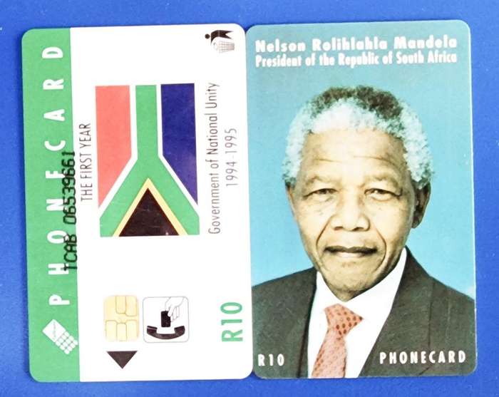 Nelson Mandela Telkom Phonecard