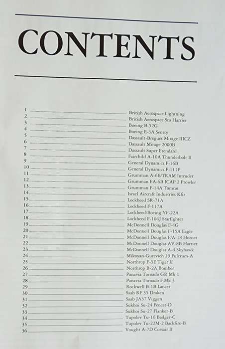 Warplanes 36 Pull-out Gatefolds
