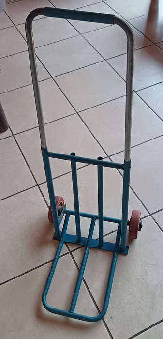 Small 2-Wheel Folding Trolley  Easy Storage