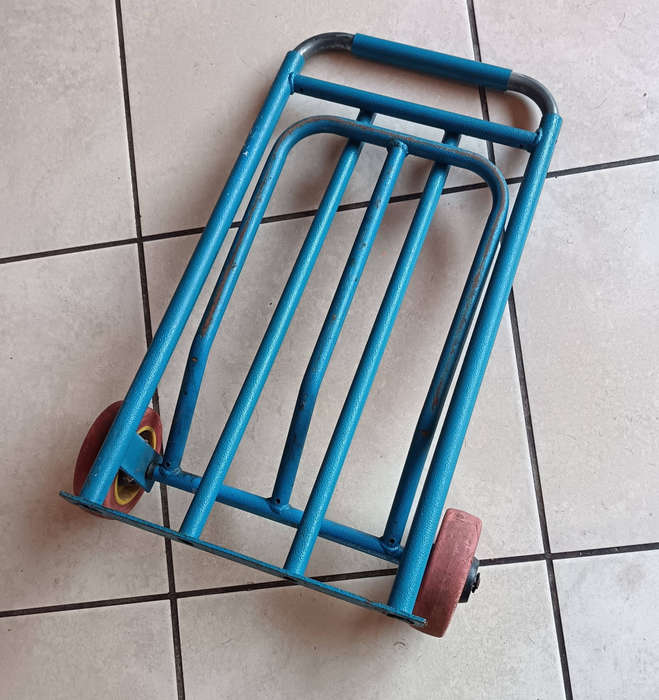Small 2-Wheel Folding Trolley  Easy Storage