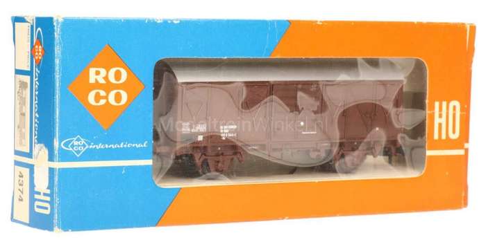 H0 gauge 1/87 DB 103mm Closed Goods wagon, mint in orig.box Roco 4374