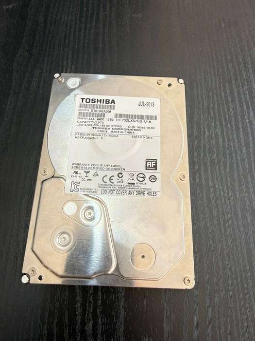 TOSHIBA 2 TB INTERNAL DRIVE