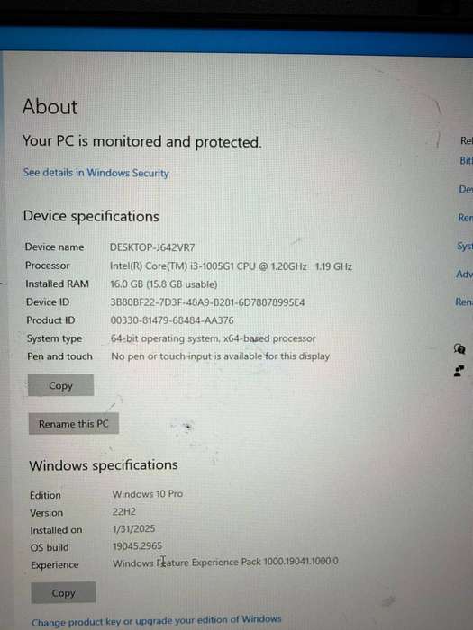  Acer Aspire C22-963 All-in-One PC  i3 / 16GB RAM / 256GB SSD 