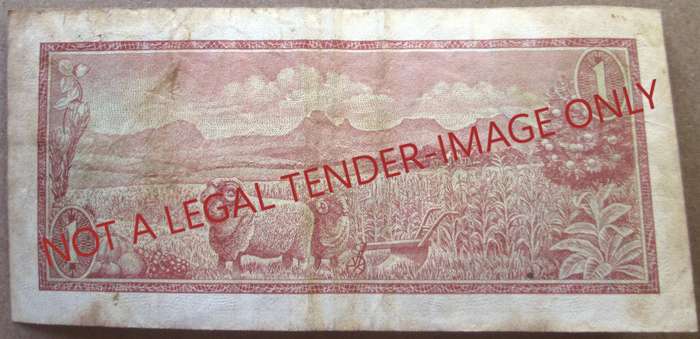 One Rand South Africa Serial Nr B522 695416