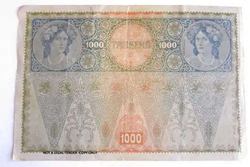 1902 Oesterreich 1000 Kronen