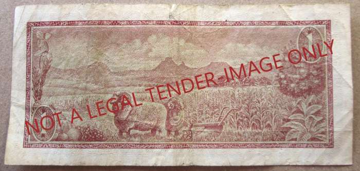 One Rand South Africa Serial Nr B378 914597