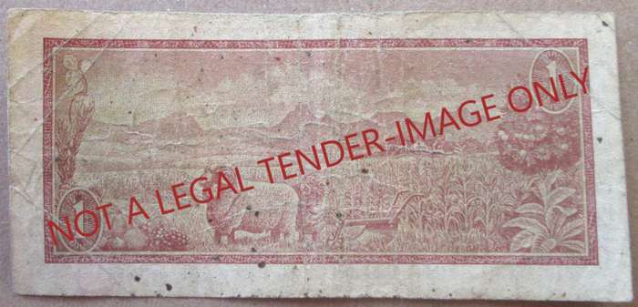 One Rand South Africa Serial Nr B345 579885