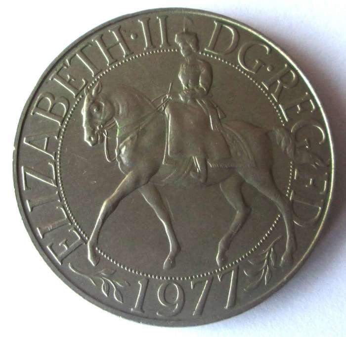 1977 Great Britain 25 New Pence Elizabeth II
