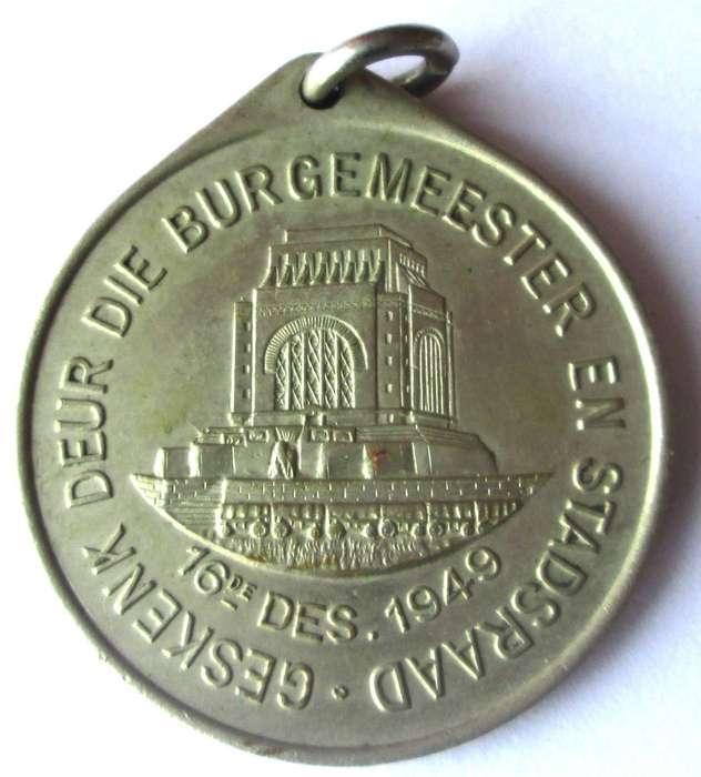 1949 The Mayor and City Council Johannesburg Medal