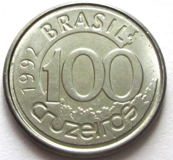 1992 Brasil 100 Cruzeiros