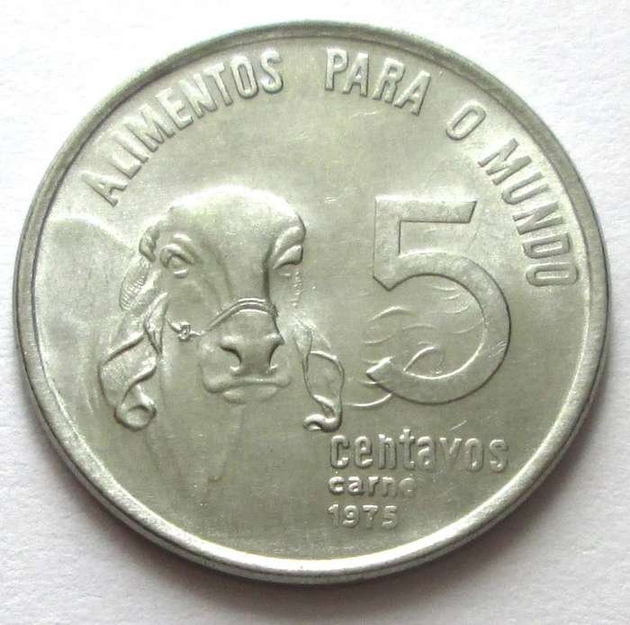 1975 Brasil 5 Centavos