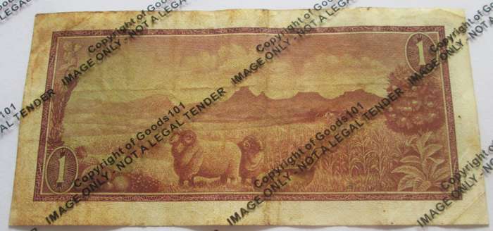 One Rand Republic of South Africa Serial Nr A490 946289
