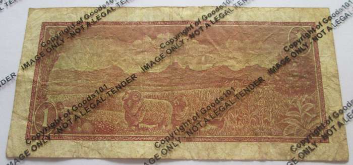 One Rand Republic of South Africa Serial Nr A649 633084