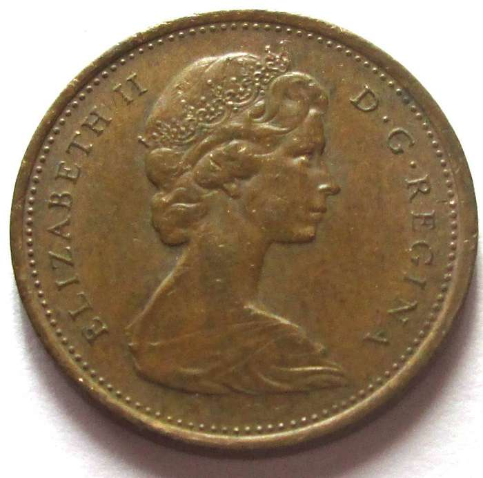 1967 Canada 1 Cent Commemorative