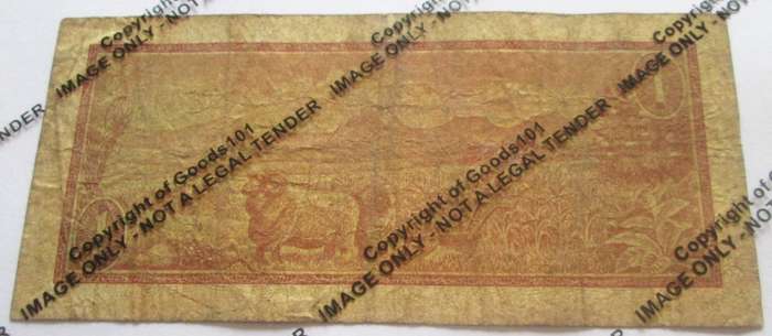 One Rand Republic of South Africa Serial Nr B154 853577