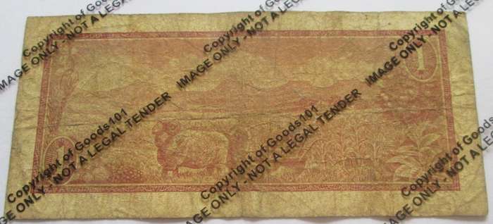 One Rand Republic of South Africa Serial Nr B468 387040
