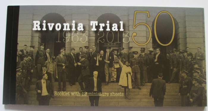 Rivonia Trial 1963 - 2013 Booklet with 12 Miniature Stamps Sheets