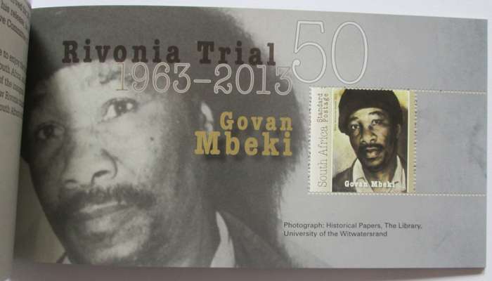Rivonia Trial 1963 - 2013 Booklet with 12 Miniature Stamps Sheets