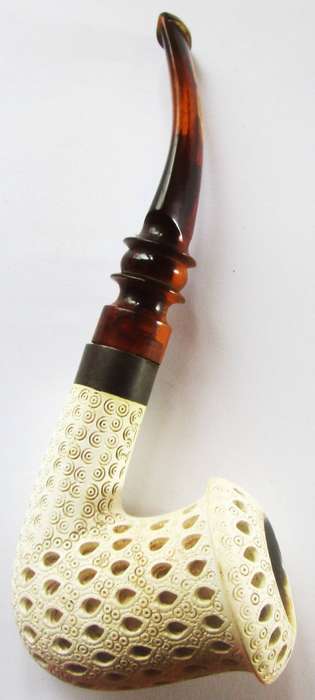 Meerschaum Hand Carved Pipe