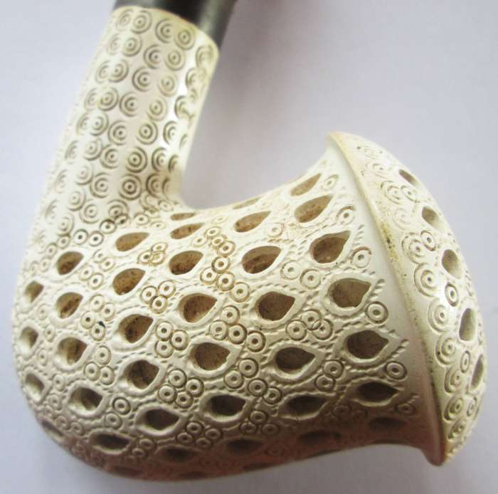 Meerschaum Hand Carved Pipe