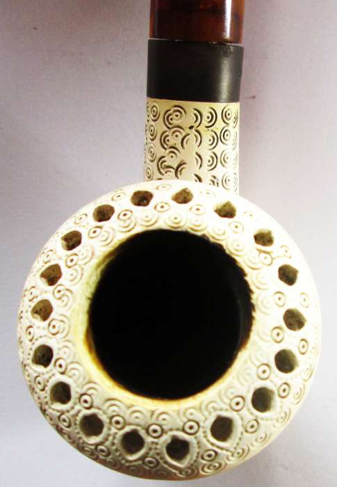 Meerschaum Hand Carved Pipe