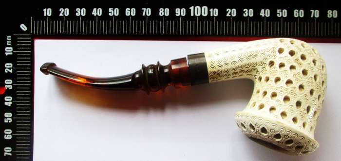 Meerschaum Hand Carved Pipe