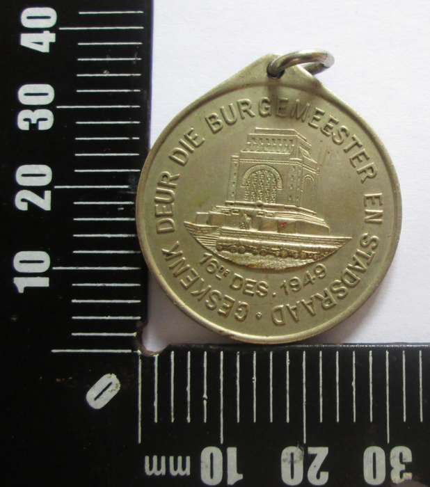 1949 The Mayor and City Council Johannesburg Medal
