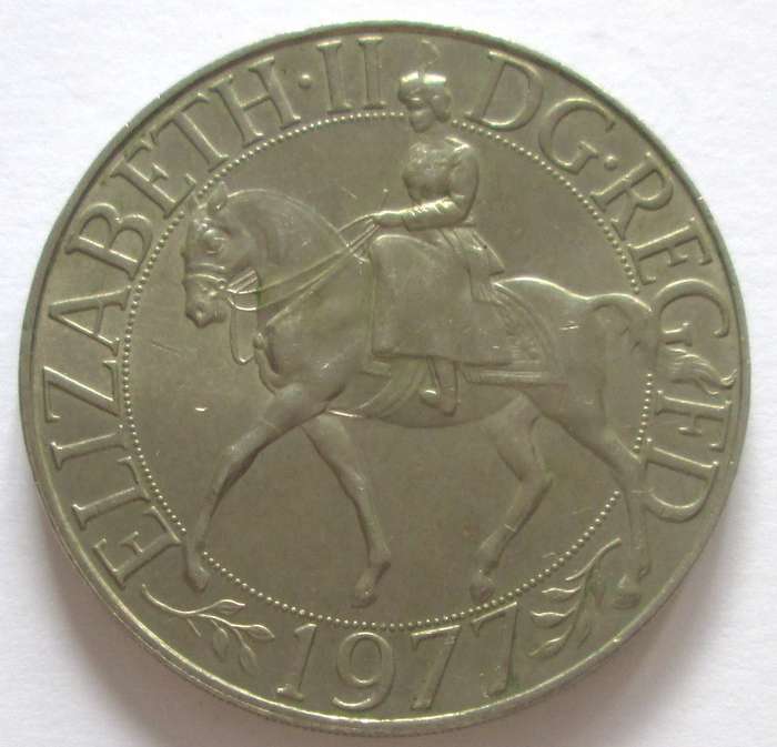 25 New Pence - Elizabeth II Silver Jubilee